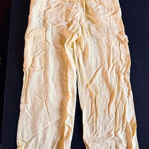 Sincerely Jules Light Yellow Wide Leg Pants